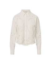 Aderes Eyelet Button-Down Shirt