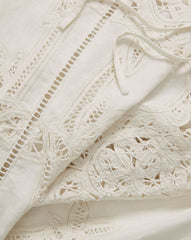 Daisy Wide-Leg Eyelet Pant