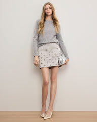 Olenna Embellished Mini Skirt