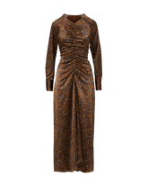 Irma Stretch-Silk Midi Dress