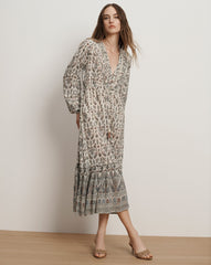Vani Paisley Midi Dress