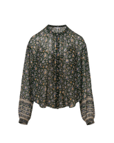 Lollie Floral Button-Down Blouse