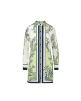 Carstowe Scarf-Print Mini Dress