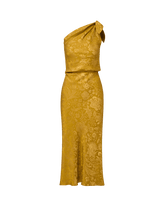Grycen One-Shoulder Midi Dress