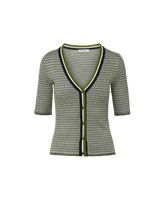 Calliope Knit Button-Front Top