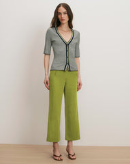 Dova Wide-Leg Linen Pant