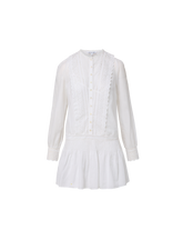 Marguerite Eyelet Mini Dress