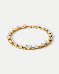 Crystal Tubogas Collar Necklace
