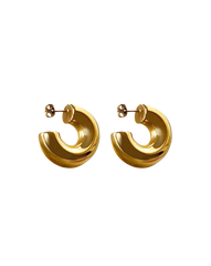 Gold Juliet Chubby Hoop
Earrings