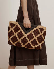 Raffia Vesper Clutch
