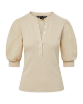 Coralee Puff-Sleeve Tee