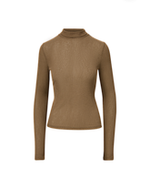 Wyeth Ribbed Turtleneck Top