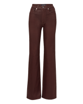 Crosbie Coated Slim Wide-Leg Jean