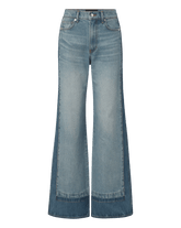 Taylor Color-Block Wide-Leg Jean