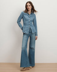 Eddie Embellished Chambray Shirt
