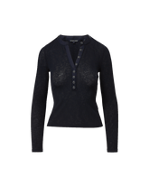 Drexler Ribbed Henley Top