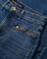 Beverly Patch-Pocket Skinny-Flare Jean