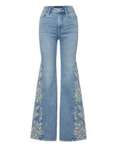 Joplin Embroidered Flare Jean