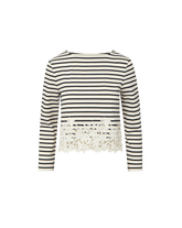 Hovey Striped Lace T-Shirt