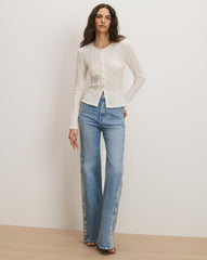 Gillingham Stretch-Lace Cardigan