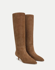 Lisa Kitten-Heel Boot | Wide-Calf