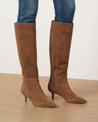 Lisa Kitten-Heel Boot | Wide-Calf