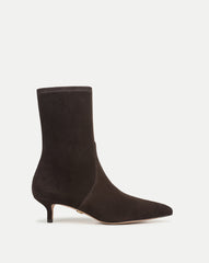 Lisa Stretch Kitten-Heel Ankle Boot