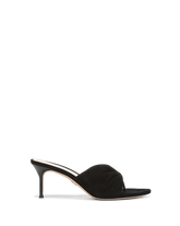 Tullia Suede Mid-Heel Sandal