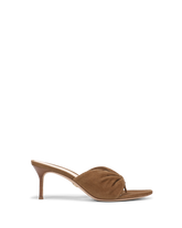 Tullia Suede Mid-Heel Sandal