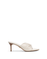 Tullia Leather Mid-Heel Sandal