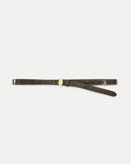 Dash Croc-Embossed Belt
