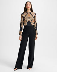 Karisse Paisley Silk Blouse