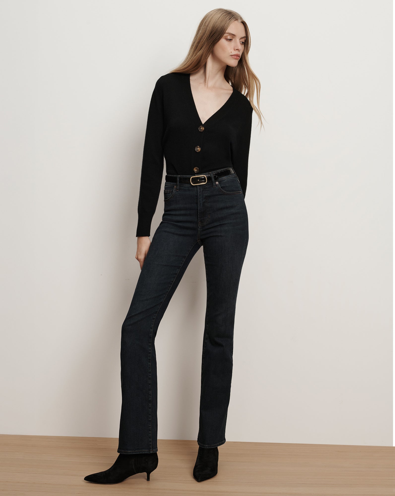 Loop Croc-Embossed Belt