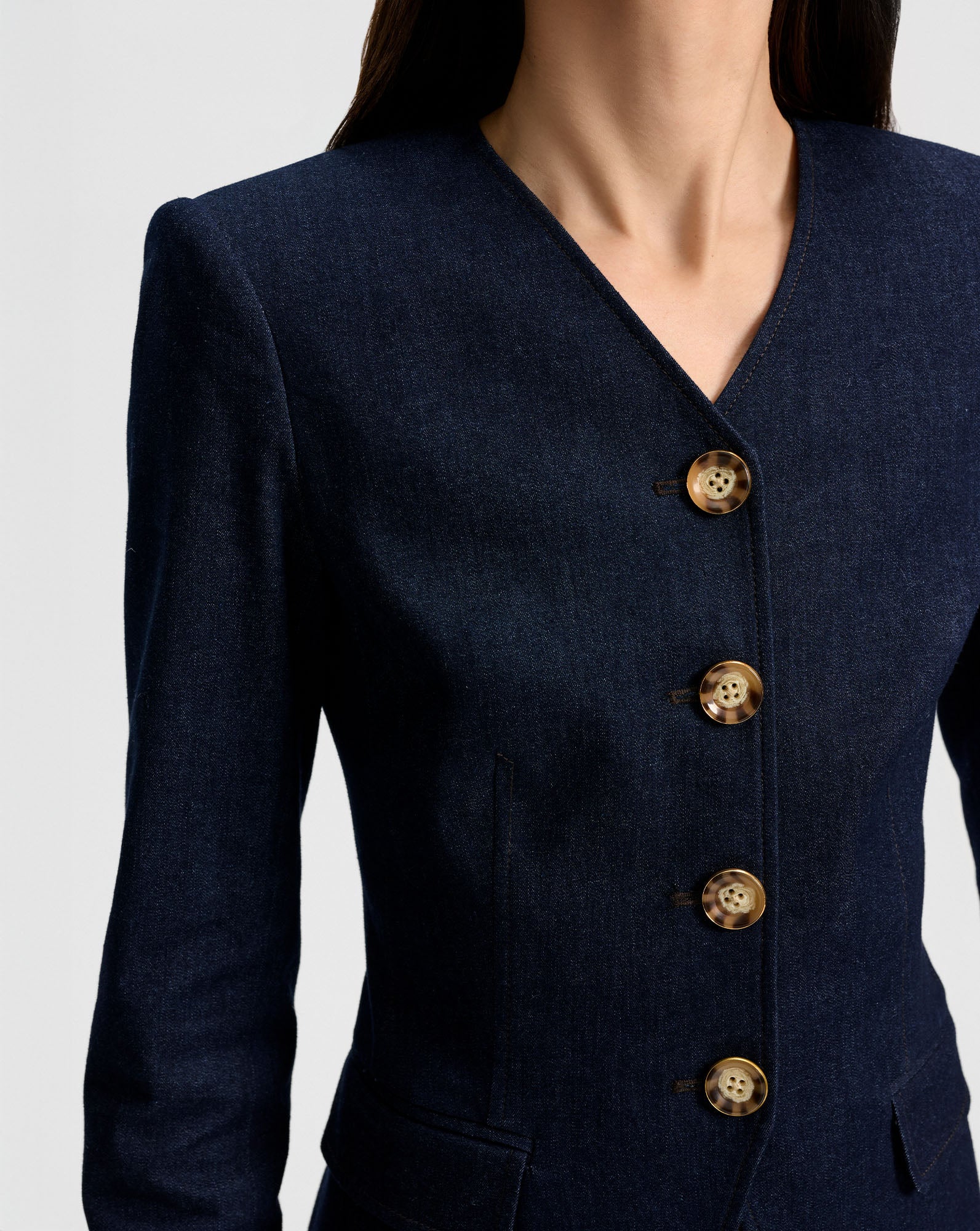 Cynthia Tailored Denim Jacket