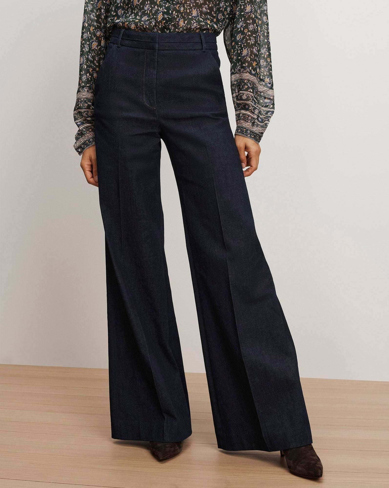 Crue Wide-Leg Denim Pant