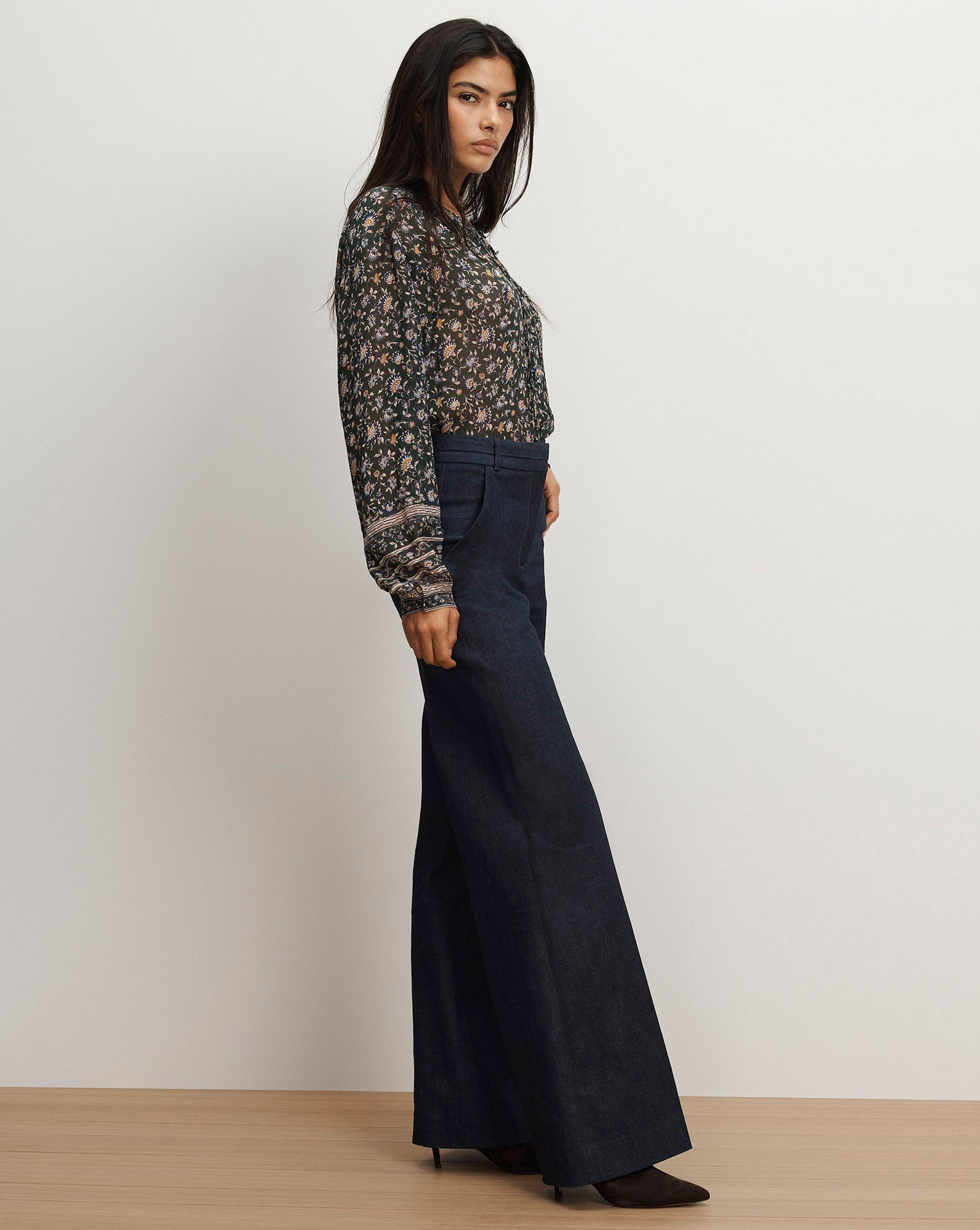 Crue Wide-Leg Denim Pant