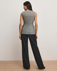 Lois Plaid Vest