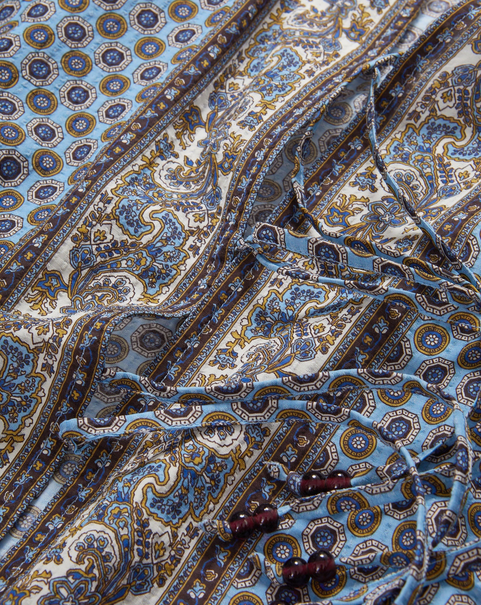 Eva Scarf-Print Blouse