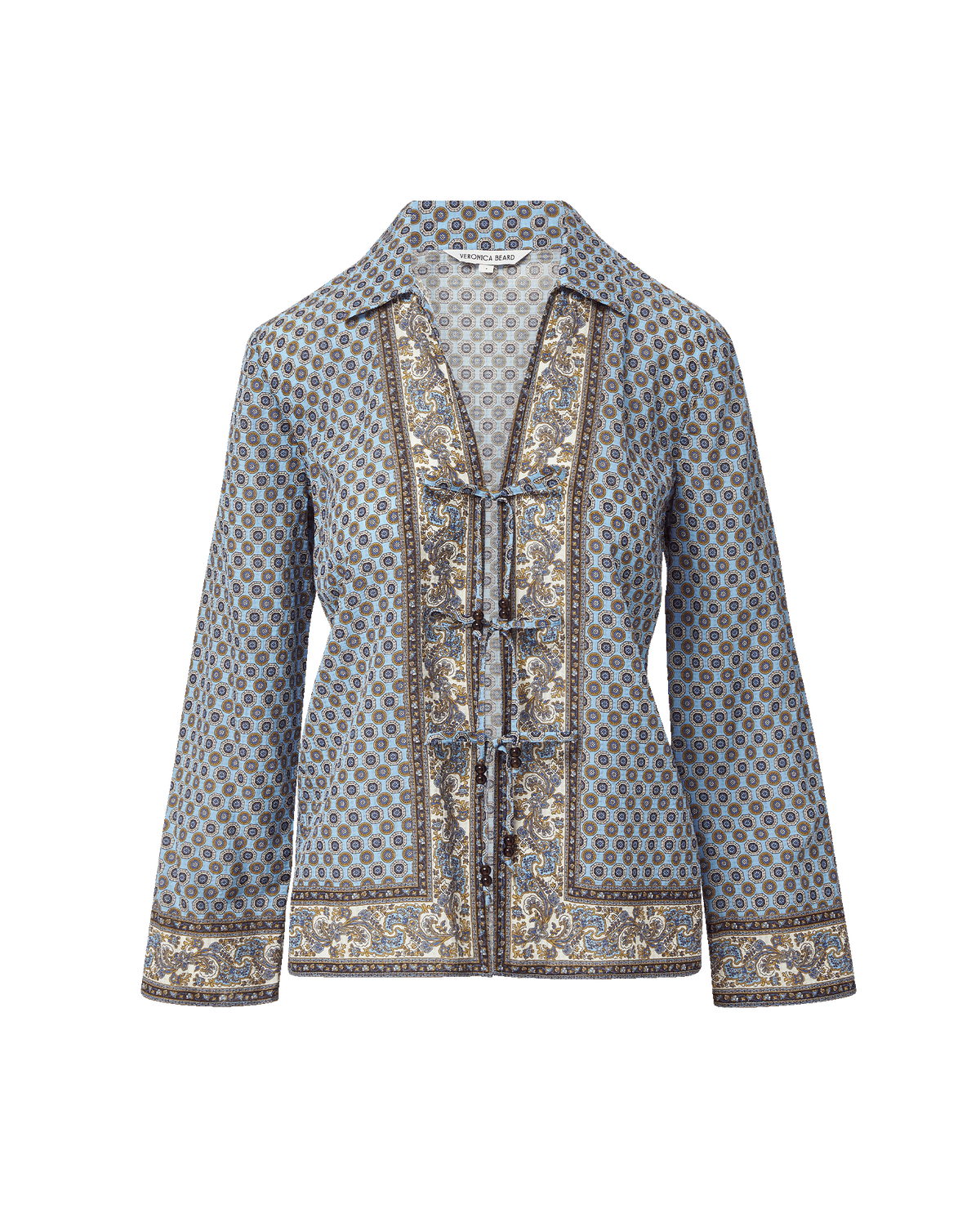 Eva Scarf-Print Blouse
