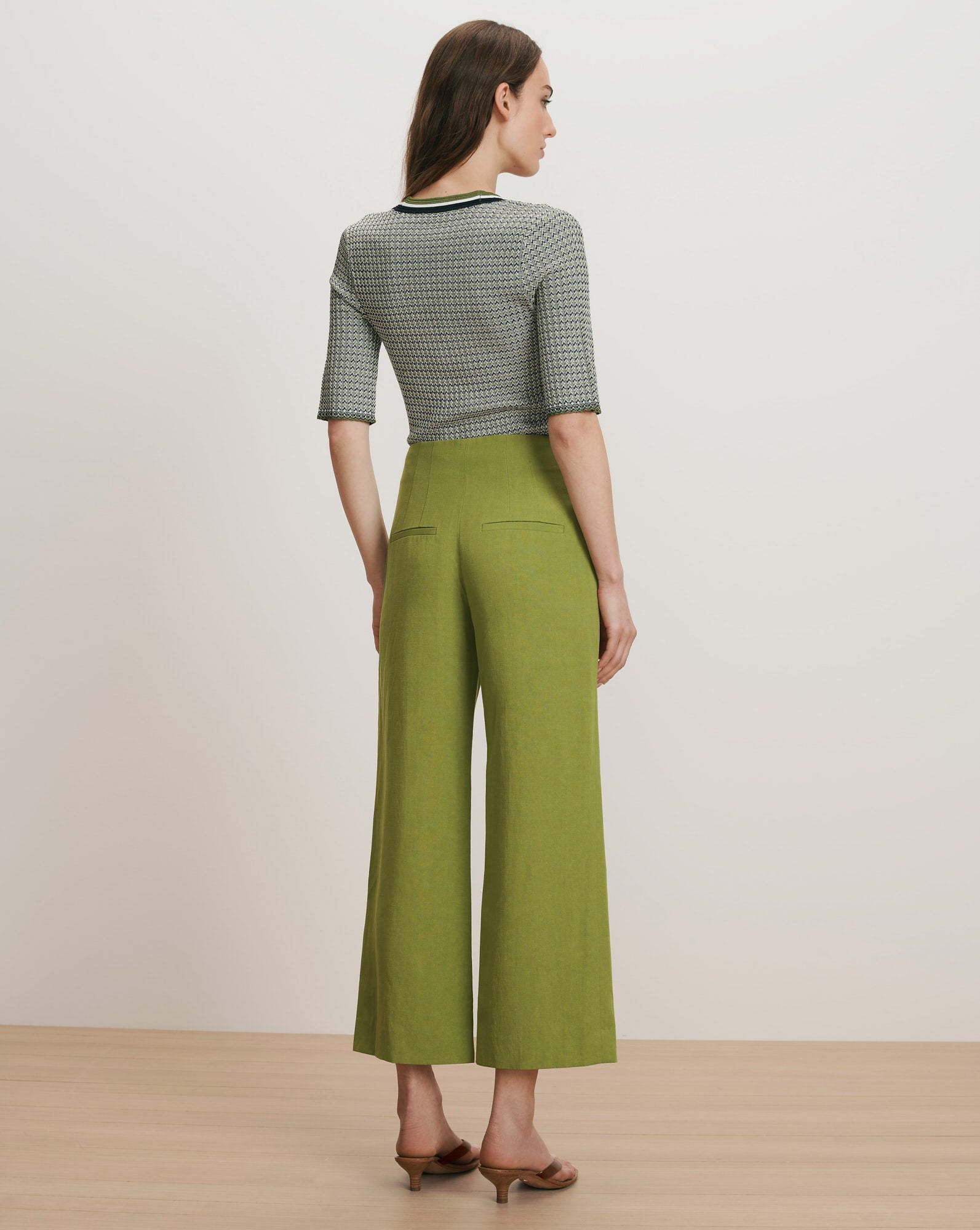 Dova Wide-Leg Linen Pant