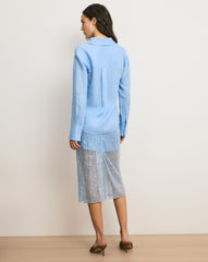 Perezzi Linen Button-Down Shirt
