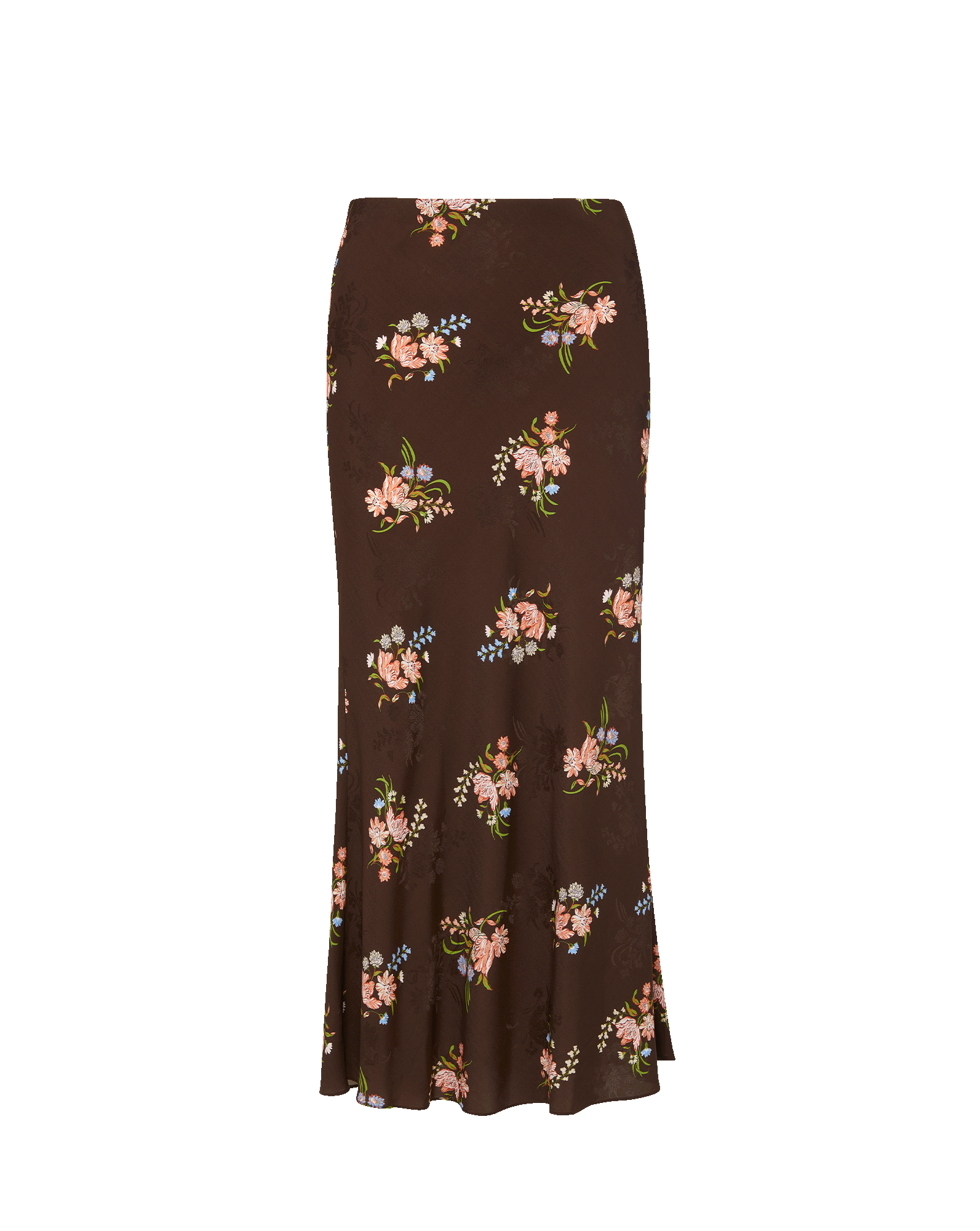 Clover Floral Midi Skirt