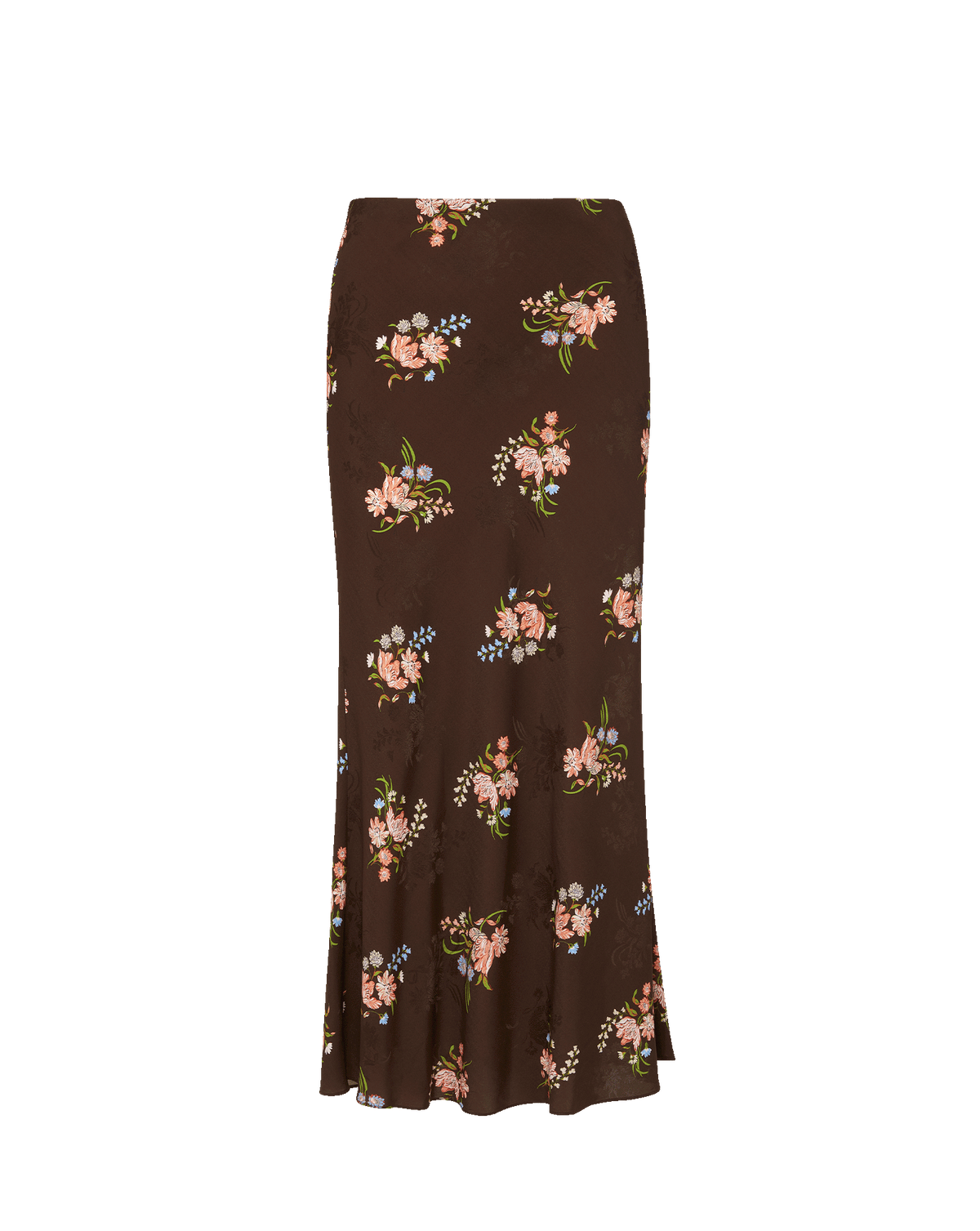 Clover Floral Midi Skirt