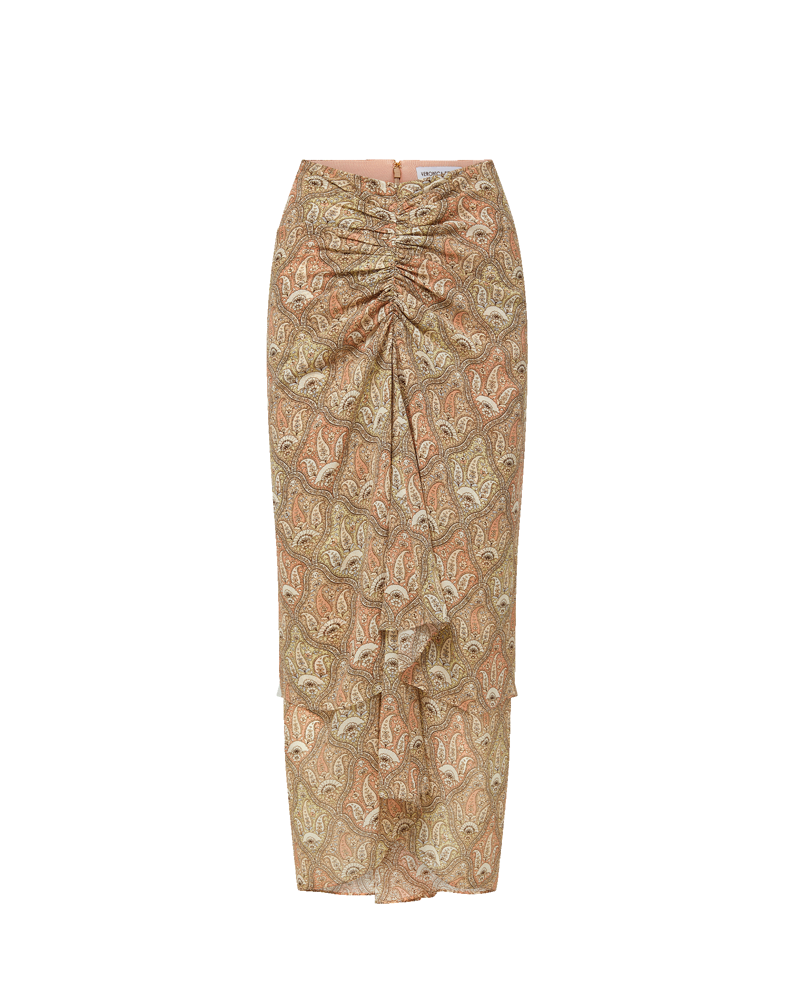 Sira Silk Midi Skirt