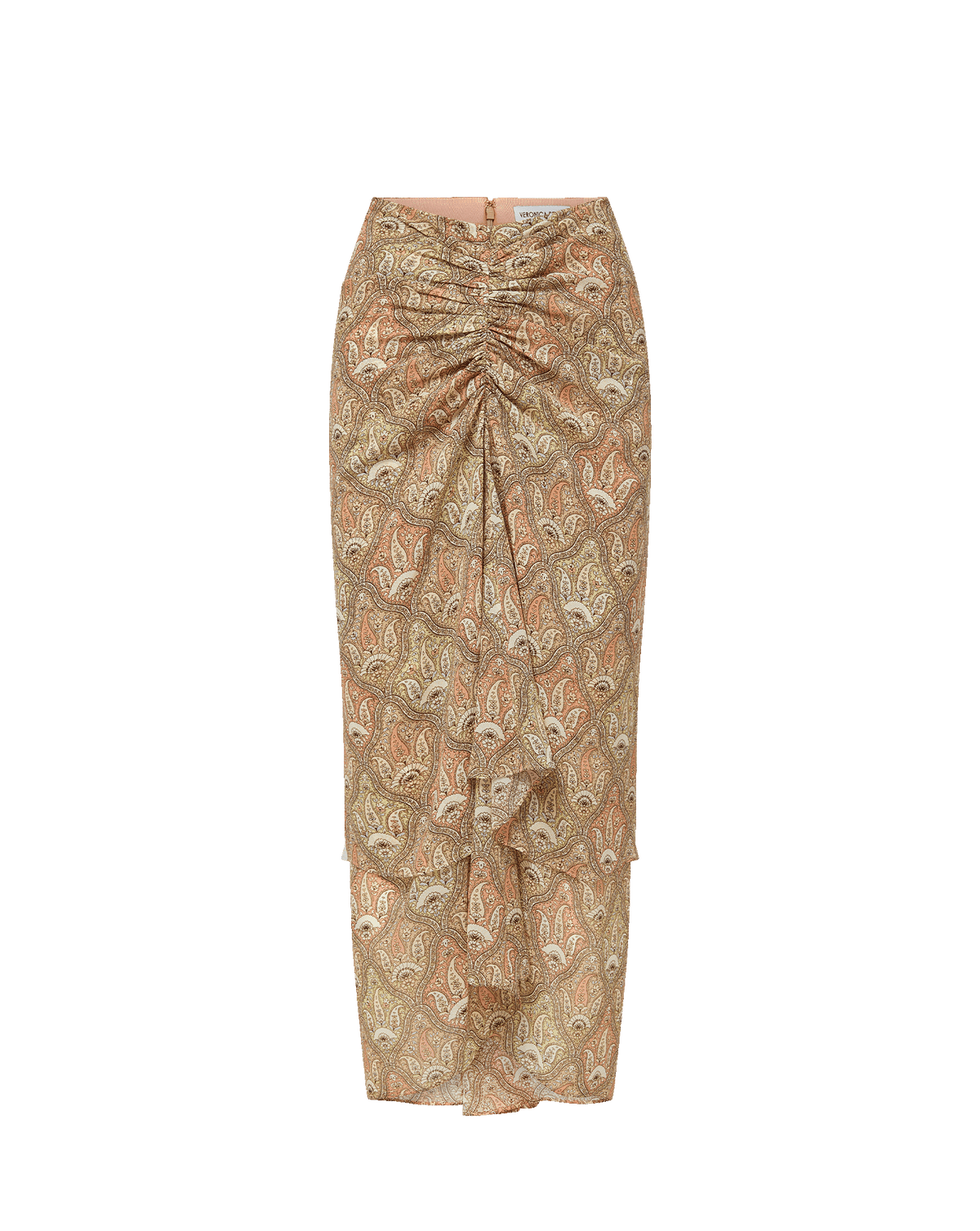 Sira Silk Midi Skirt
