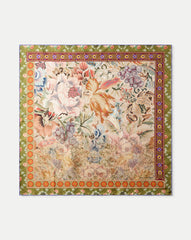 Floral Bandana Silk Scarf