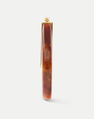 Resin Drop Hoop Earrings