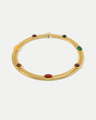Embellished Tubogas Collar Necklace