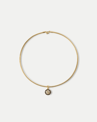 Gold Snake Chain Pendant Necklace