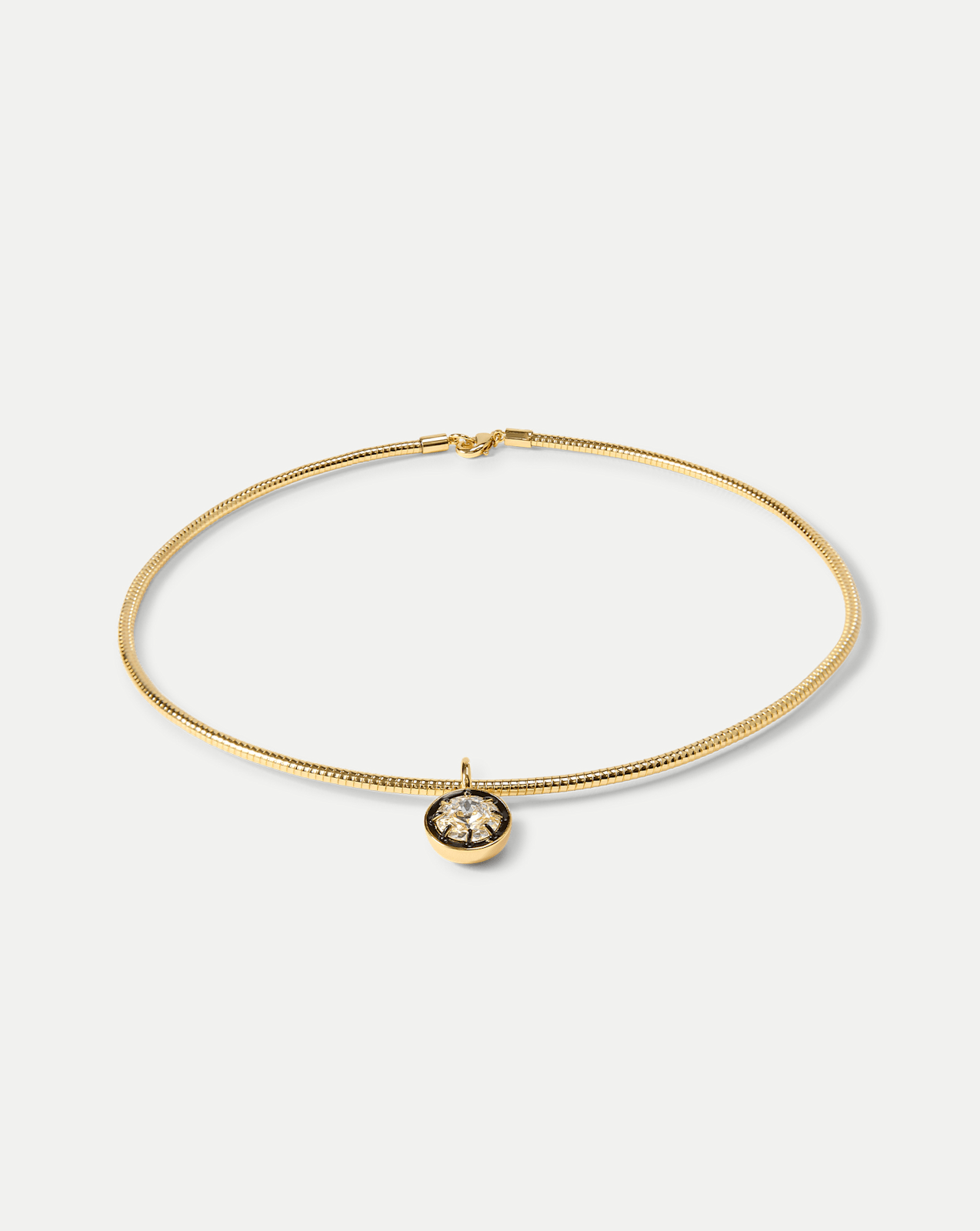 Gold Snake Chain Pendant Necklace